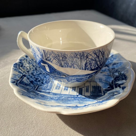 Johnson Bros Ironstone Coffee Cup made for the Pennsylvania German Folklore ON - Picture 2 of 4